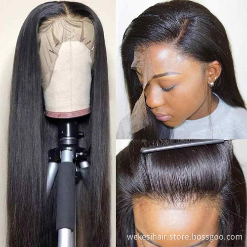Transparent pre plucked hd lace front wigs 13x6,hd full lace human hair wigs,large front 100% virgin human hair hd lace wigs